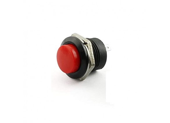 Nút nhấn tròn 16mm R13-507 (nhấn nhả) - Màu đỏ