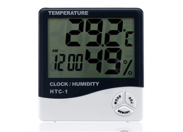 Đồng hồ thời gian, nhiệt độ, độ ẩm HTC-1