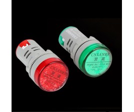 Đèn báo 220V 22mm AD16-22D/S xanh, đỏ (loại tốt)