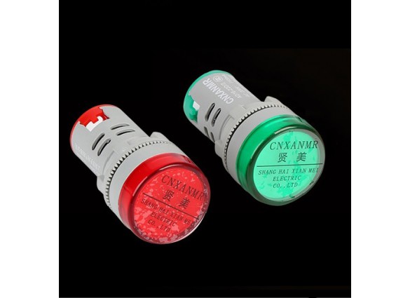 Đèn báo 220V 22mm AD16-22D/S xanh, đỏ (loại tốt)