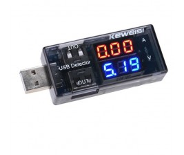 USB đo điện áp và dòng xả 20V 3A USB tester 20V/3A (Chính hãng KEWEISI)
